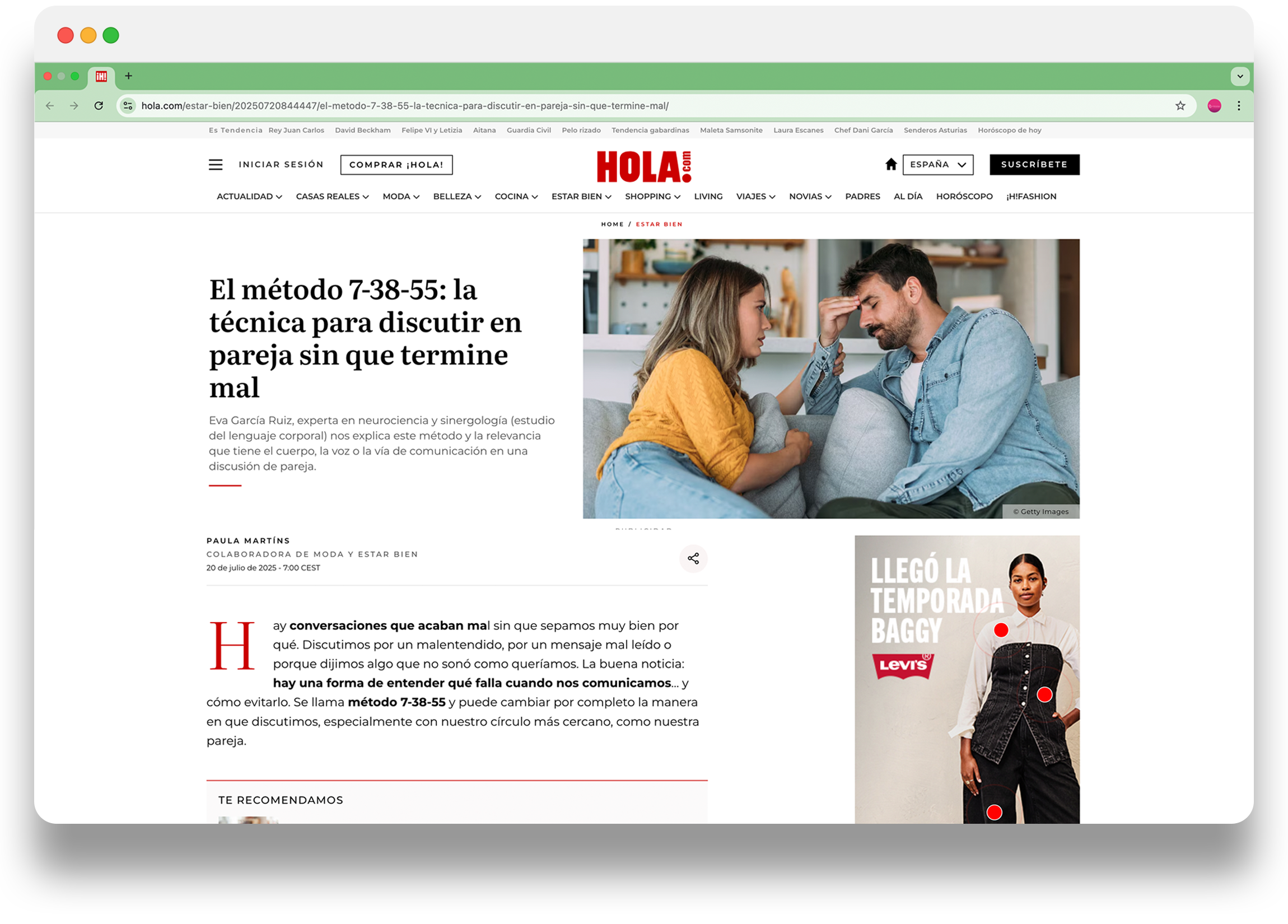 El método 7 38 55 la técnica para discutir en pareja sin que termine mal